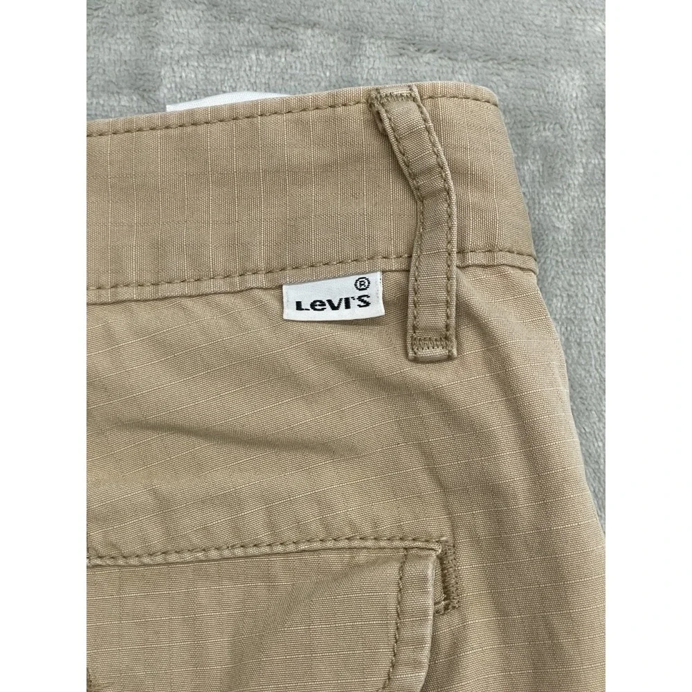 Levi's Cargo Shorts Men Tan Ripstop Utility Outdoor Shorts
